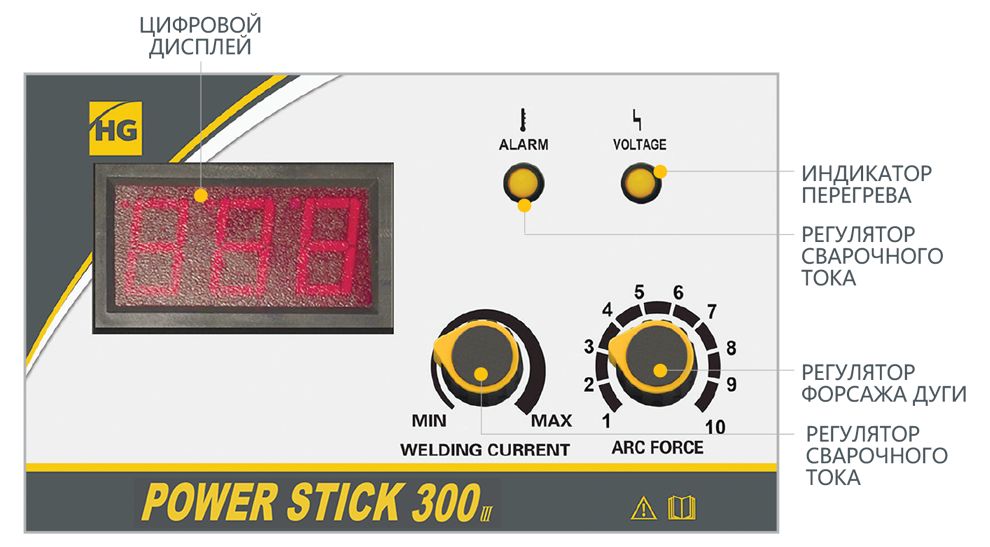 Сварочный инвертор HUGONG POWER STICK 300 III