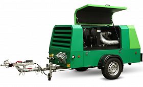 Дизельный компрессор Atmos PDP 65 12 фикс с тормозом — фото 3