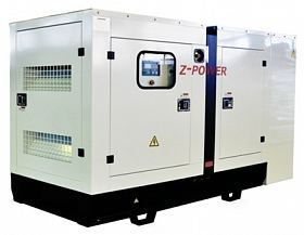 Дизельный генератор Z-Power ZP110P Stamford в кожухе с АВР — фото 1